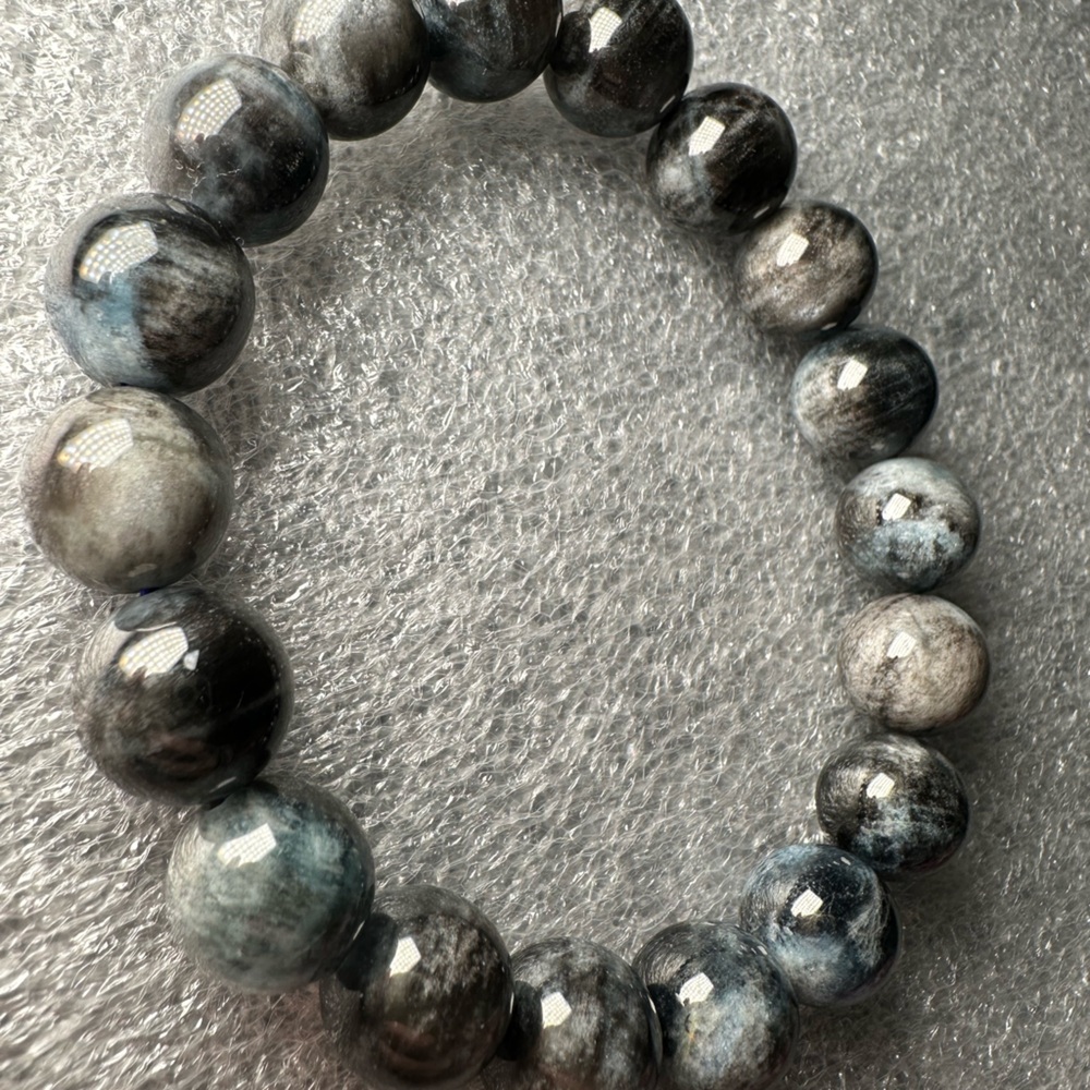 Gorgeous 11MM Devil Aquamarine Natural Crystal Bracelet